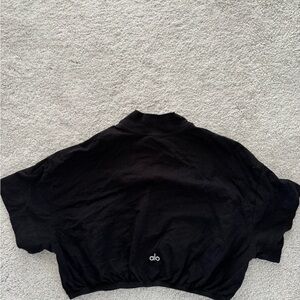 ALO Yoga Black Short Sleeve Tee